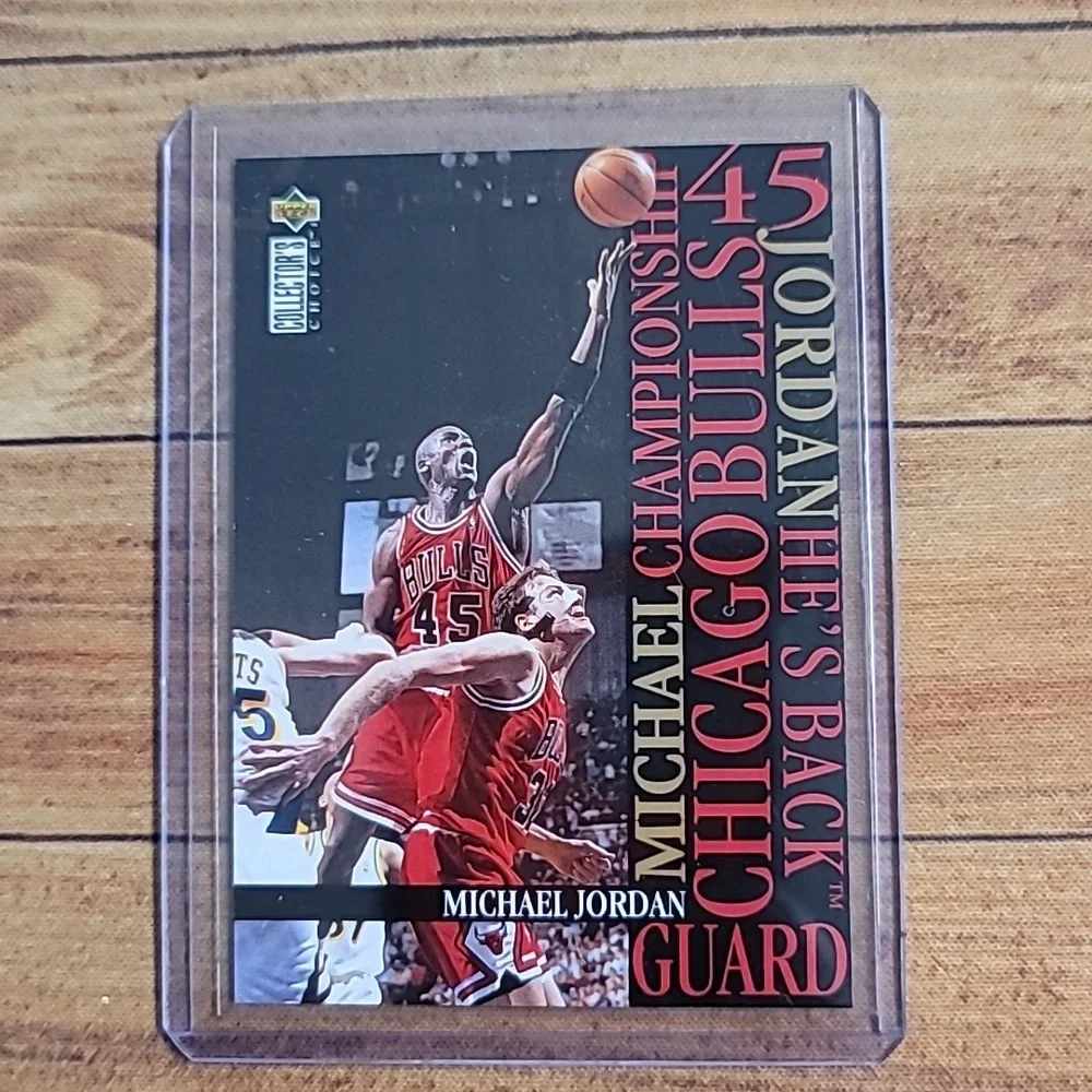Upper Deck Collector's Choice Michael Jordan No 45 Chicago Bulls Guard Mint Card